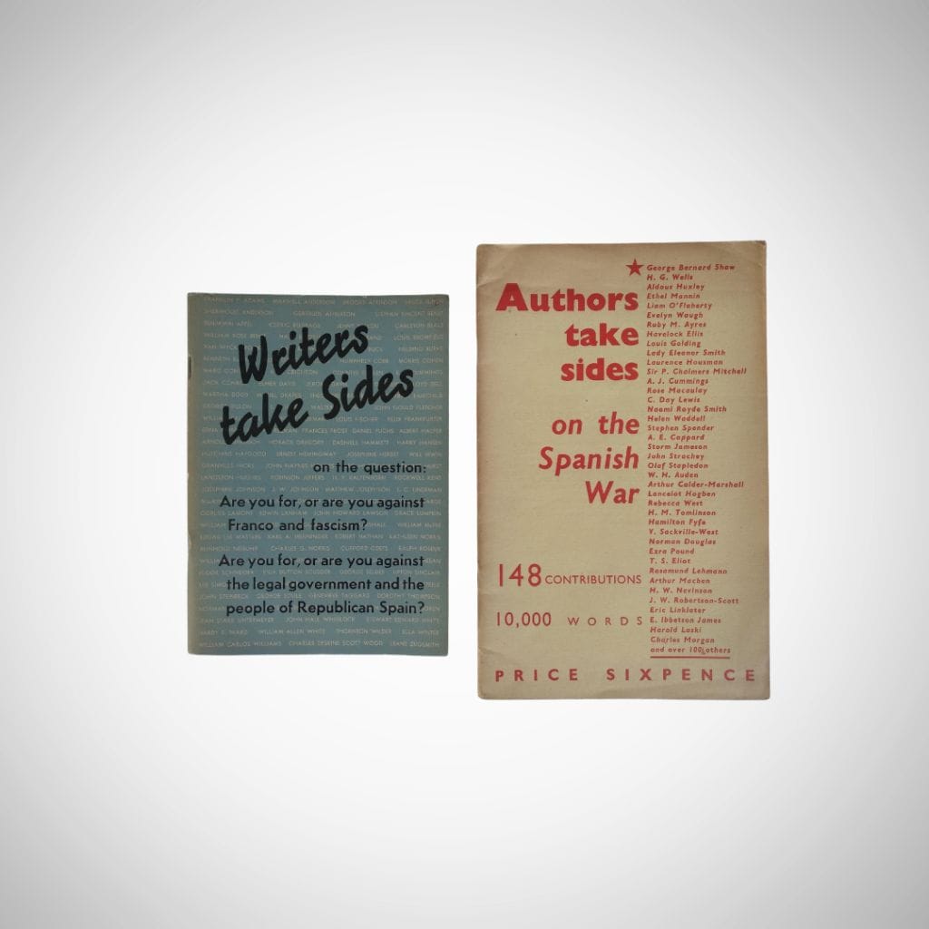 AuthorsWriters take sides